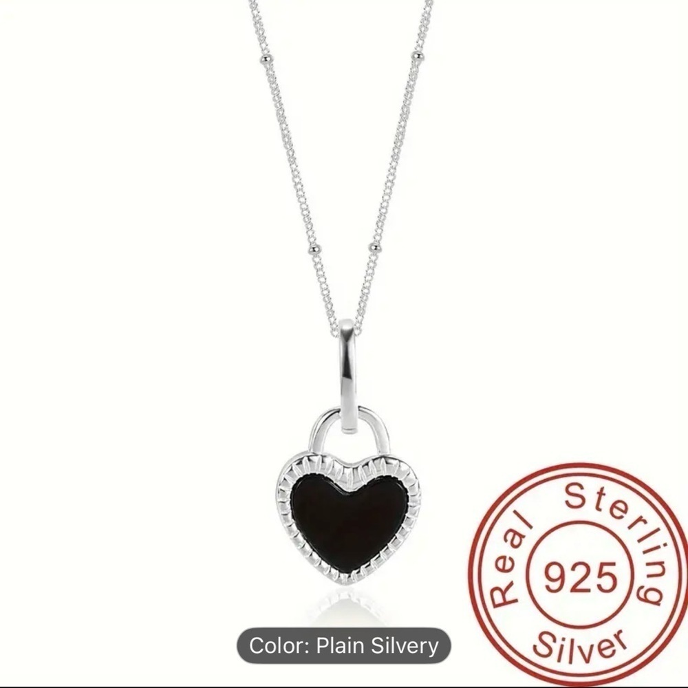 NWT Luxurious S925 Sterling Silver Double-Sided Agate Shell - Picture 2 of 4